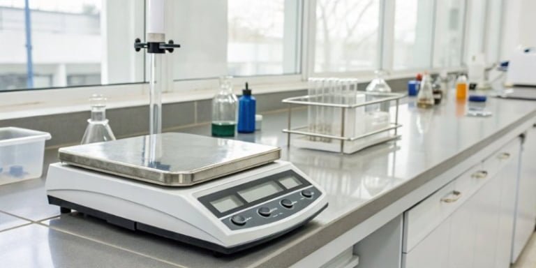 What type of scale should I use in a laboratory environment that requires extremely high accuracy?