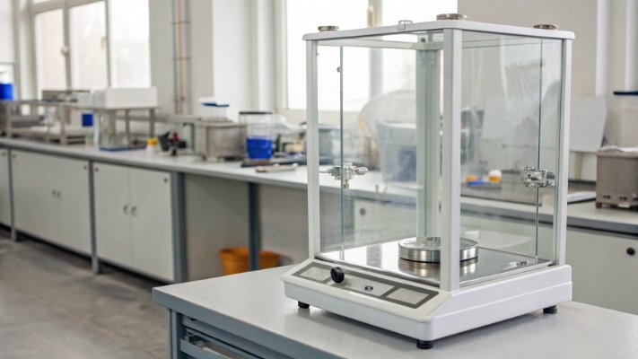 Why does an analytical balance need a draft shield?