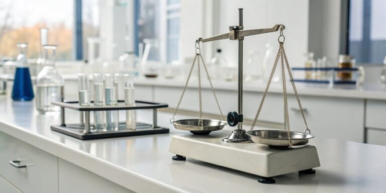 Why is my lab balance reading unstable?