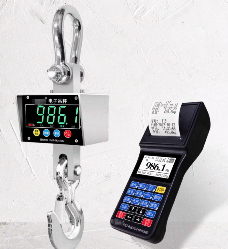 1T, 2T, 3T, 5T, 10T stainless steel waterproof crane scales