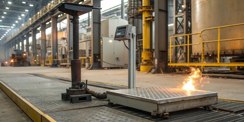Intrinsically Safe Scale for Chemical Weighing An intrinsically safe weighing scale in a chemical plant environment.