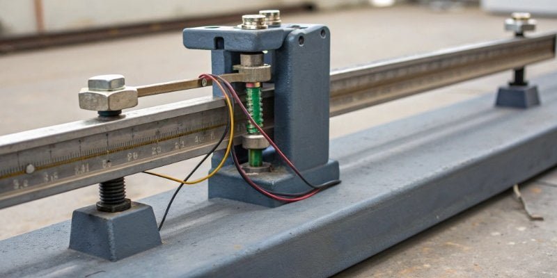 The Working Principle of a Strain Gauge Scale An animated diagram showing how a strain gauge scale works