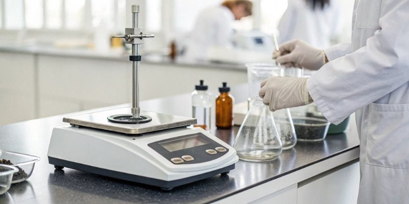 SAW Technology Weighing Scale A futuristic weighing scale interface showing SAW technology waves