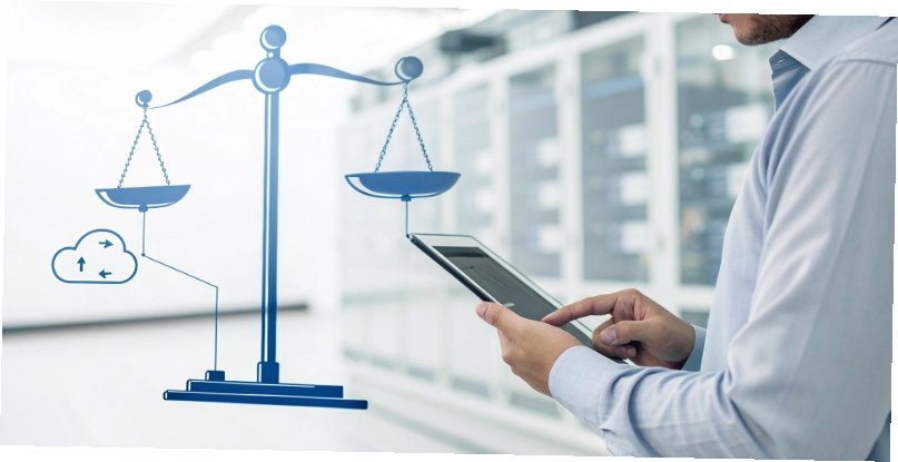 IIoT Weighing Systems Diagram showing scales connected to the cloud and a user's device