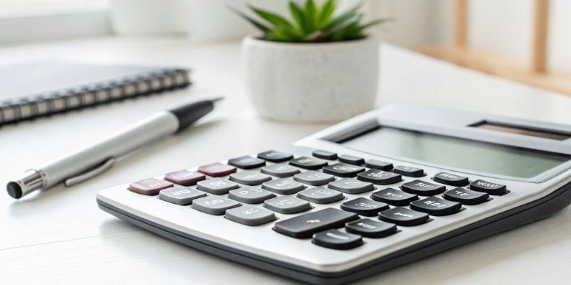 A calculator or a simple formula graphic for TCO calculation.