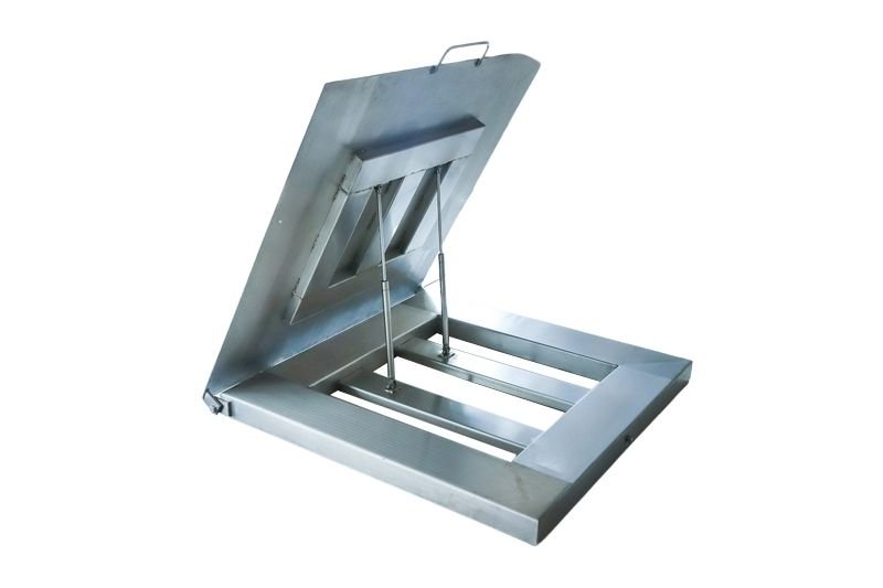 Stainless steel liftable and washable floor scale