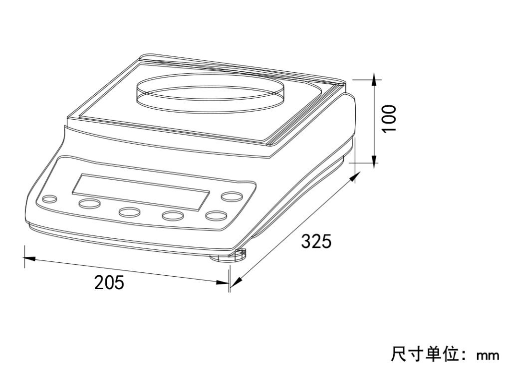 1000~10000g 0.1g/0.01g Laboratory balance