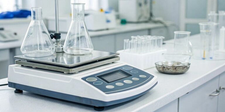 Besides accuracy, what other key features should I consider when choosing a laboratory balance?