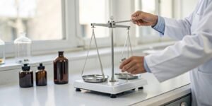 How can I calibrate and maintain a laboratory balance to ensure accuracy?