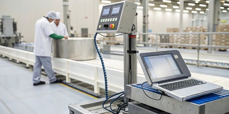 How can I integrate my industrial scale with a data logging system?