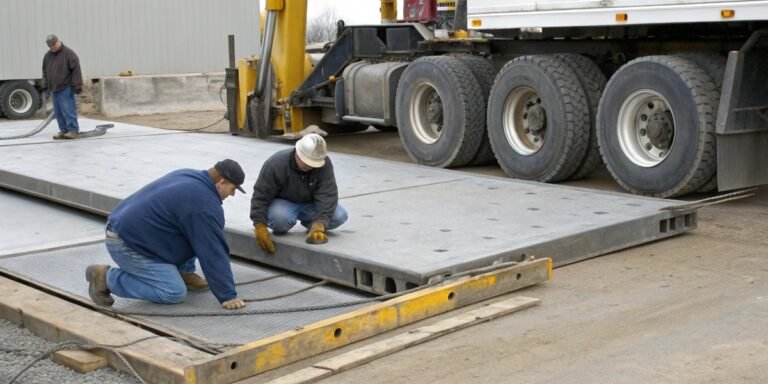 How to install a truck scale?