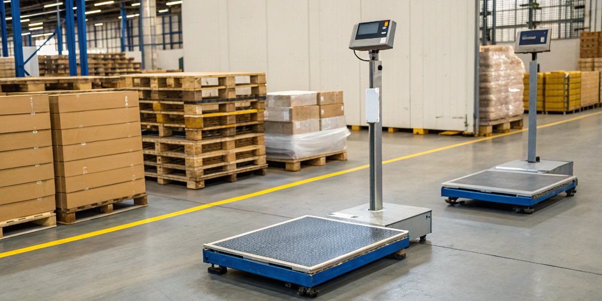 In transportation and logistics, what are the benefits of using industrial scales besides calculating shipping costs?
