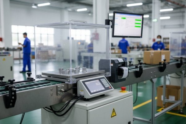 Parts factory weighing