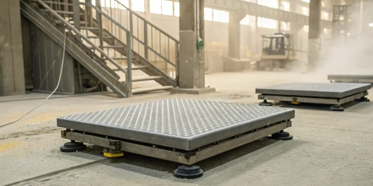 What special features do industrial scales designed for specific environments have?