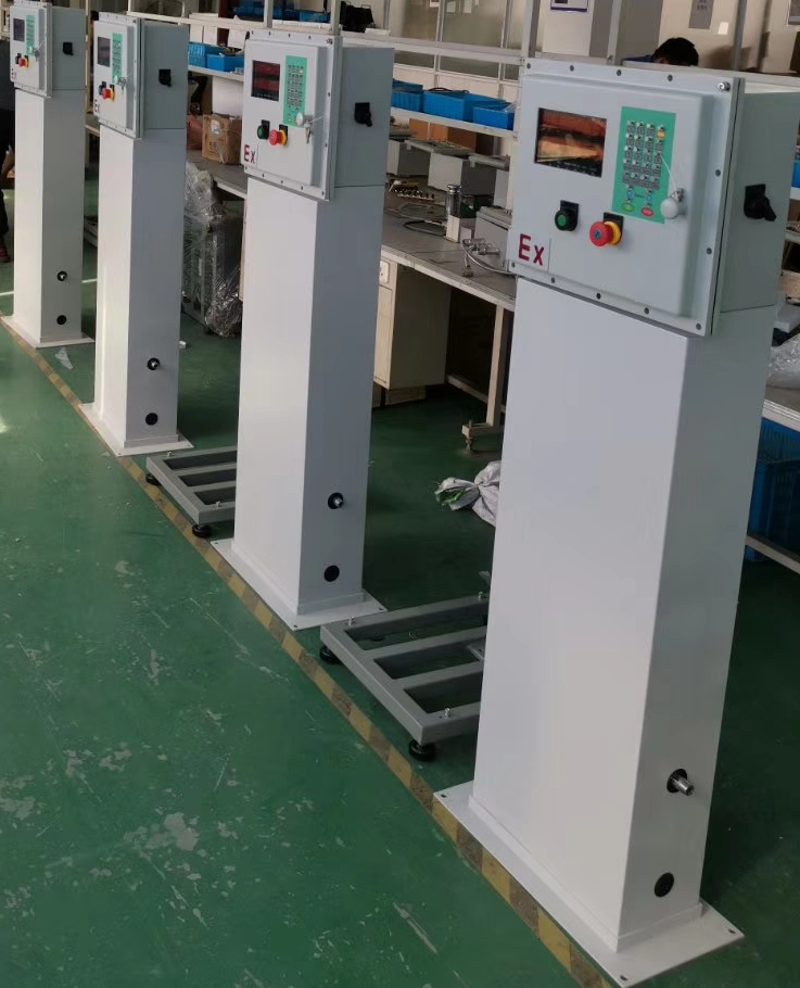 Gas filling scale – cabinet type