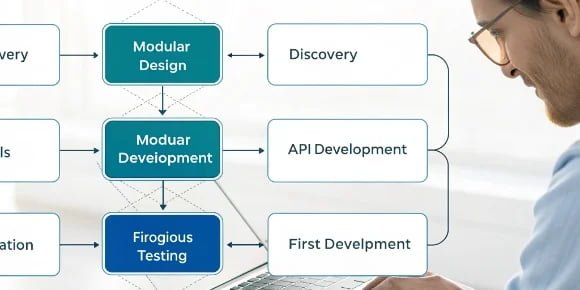 Software Customization Best Practices alt text="A flowchart showing the best practices for software customization"