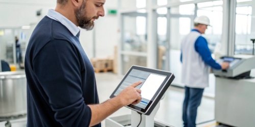 Features of weighing software like barcode scanning and preset limits