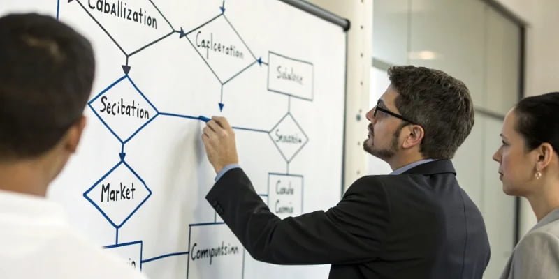 Defining Legal Metrology A flowchart showing the process of legal metrology from legislation to market surveillance