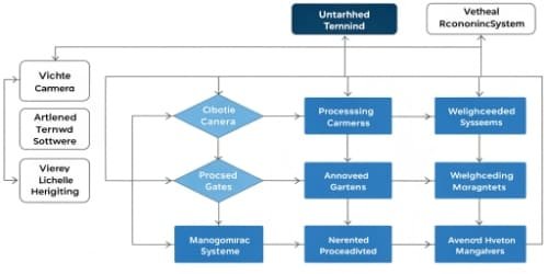 Process Flow of Unattended Terminal Software A flowchart illustrating the process flow of unattended terminal software in an automated weighing system