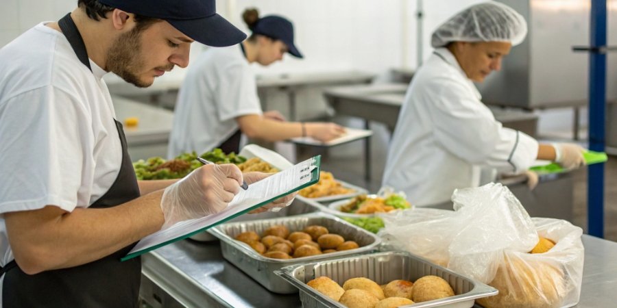 Traditional weighing with paper logs and no visual documentation