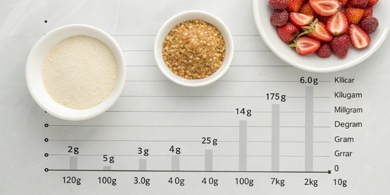 Metric Weight Unit Chart A chart showing metric weight units like kilogram, gram, decigram, milligram