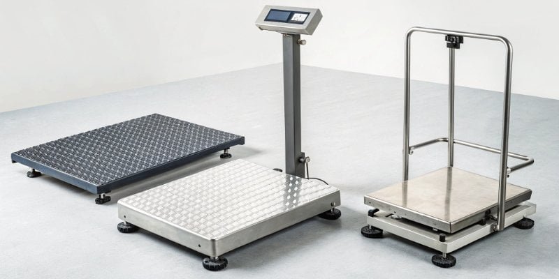 Different types of industrial weighing scales