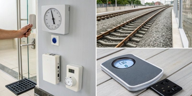 Real-life applications of Wheatstone bridge A collage of devices that use a Wheatstone bridge, like scales and pressure sensors