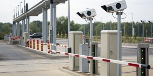 Components of an automated weighbridge system