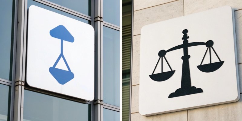 Logo comparison between Scale AI inc. and a generic AI scale icon