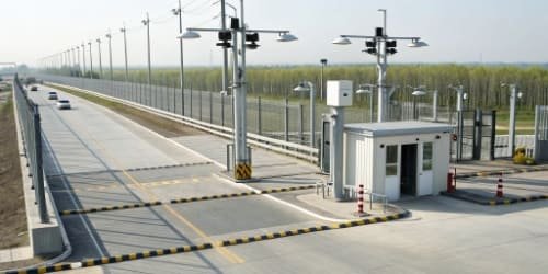 Security features of an unattended weighbridge