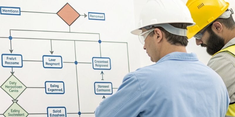 Hazardous Area Classification Process A flowchart showing the process from area classification to equipment selection