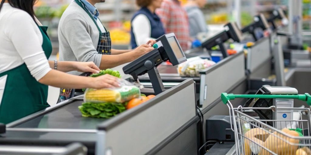 How do they scan items so fast at the grocery store?