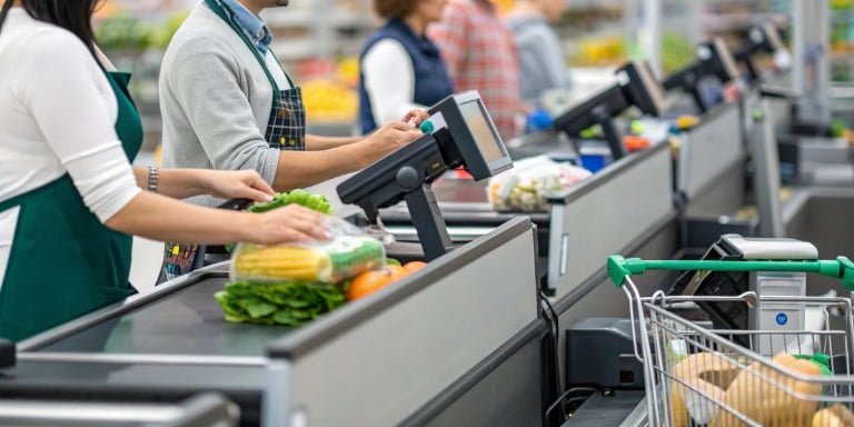 How do they scan items so fast at the grocery store?