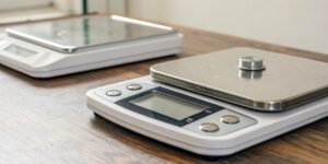 How to weigh a point on digital scales?