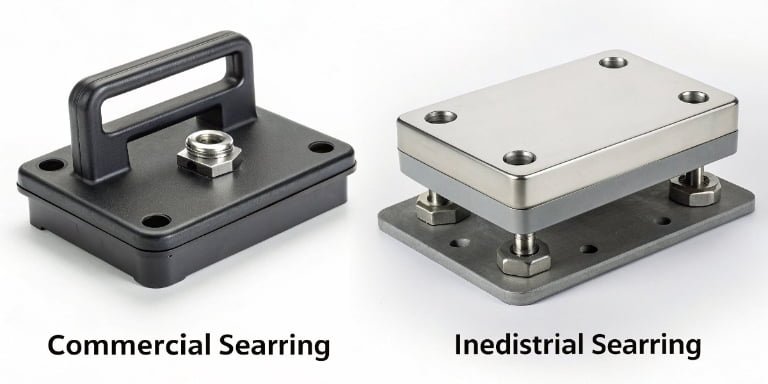 What are the differences between commercial and industrial weighing sensors?
