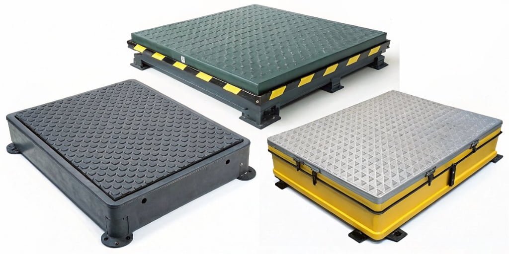 What are the requirements for explosion-proof scales in three types of hazardous areas?