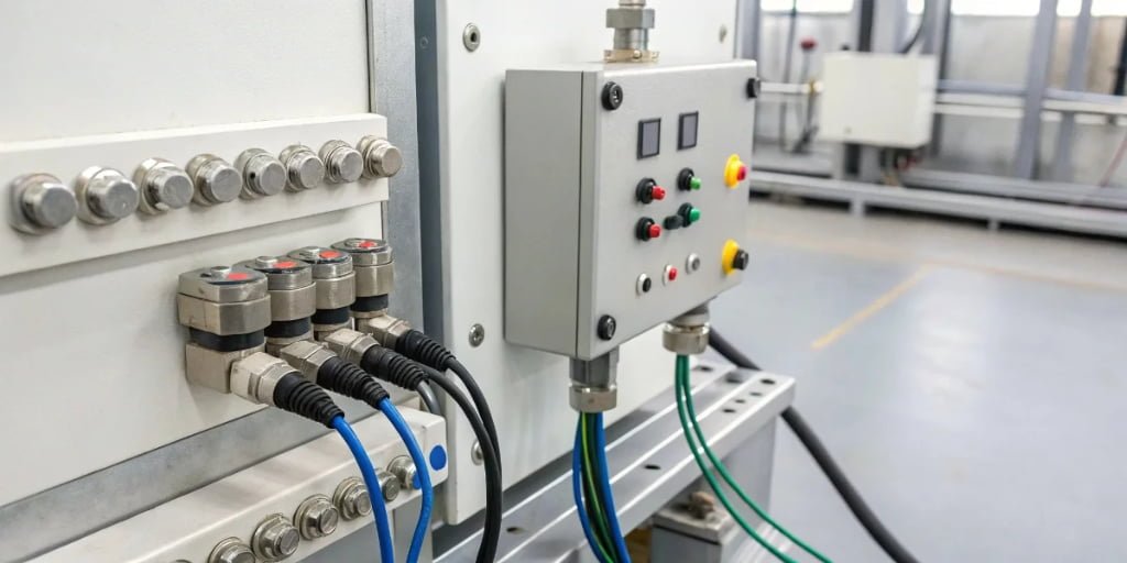 What is an automatic control system using a load cell?