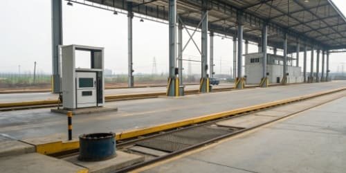 What is an unattended terminal for a weighbridge?