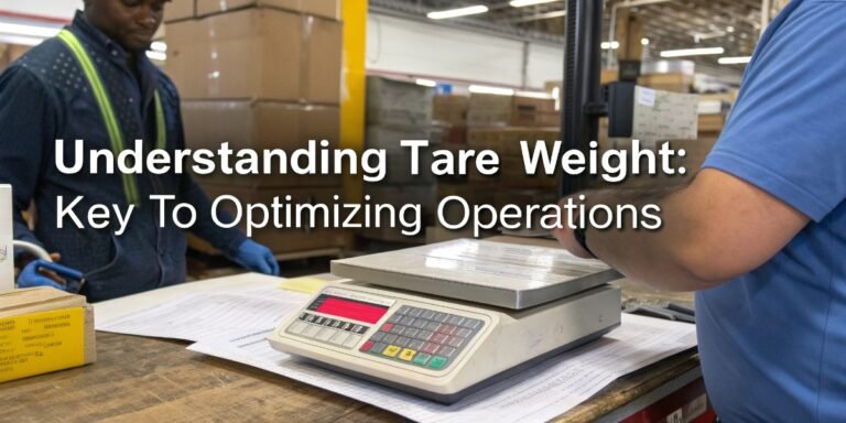 What is tare weight, and how can it optimize your operations?