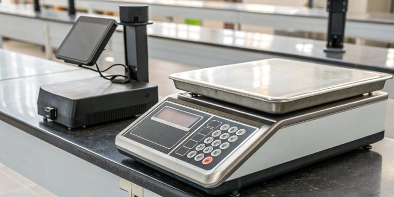 What product can complete weighing, pricing, label printing, and receipt printing in one step?