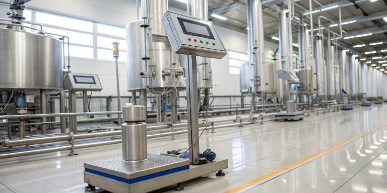 What role do industrial scales play in the automation of the chemical industry?