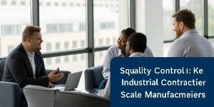 What should software vendors pay attention to when looking for industrial scale manufacturers?