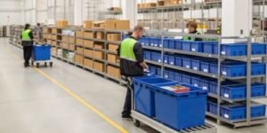 What tools do large canteens use to track inventory?