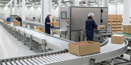 Integrated Weighing and Labeling System in action