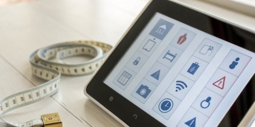 Advantages of Touchscreen Interfaces Icon-based menu on a scale's touchscreen interface