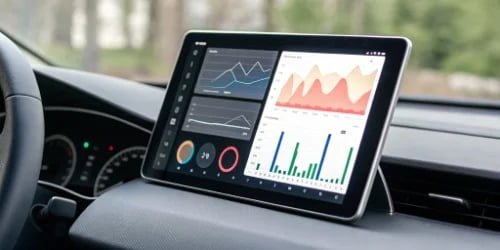 Smart Scale Performance Monitoring Dashboard Dashboard showing smart scale operational data and alerts