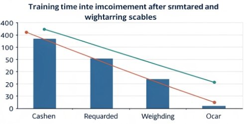 Graph of Time Savings with Smart Scales A graph showing a steep decline in training time after implementing smart scales.