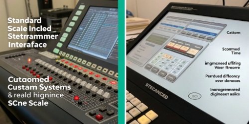 Standard vs. Custom Scale Interface A side-by-side comparison of a standard interface versus a streamlined custom interface