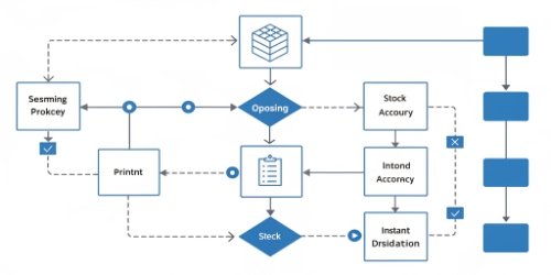 Data Integration for Printing A flowchart showing data from an ERP system flowing directly to a printing scale, resulting in a perfect label.