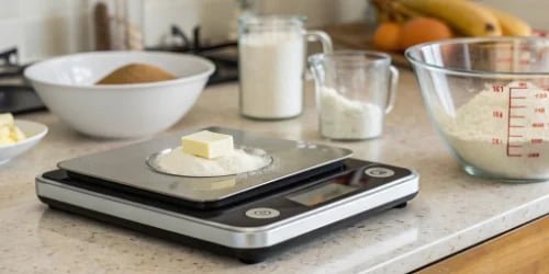 How does a smart scale simplify piece counting tasks?